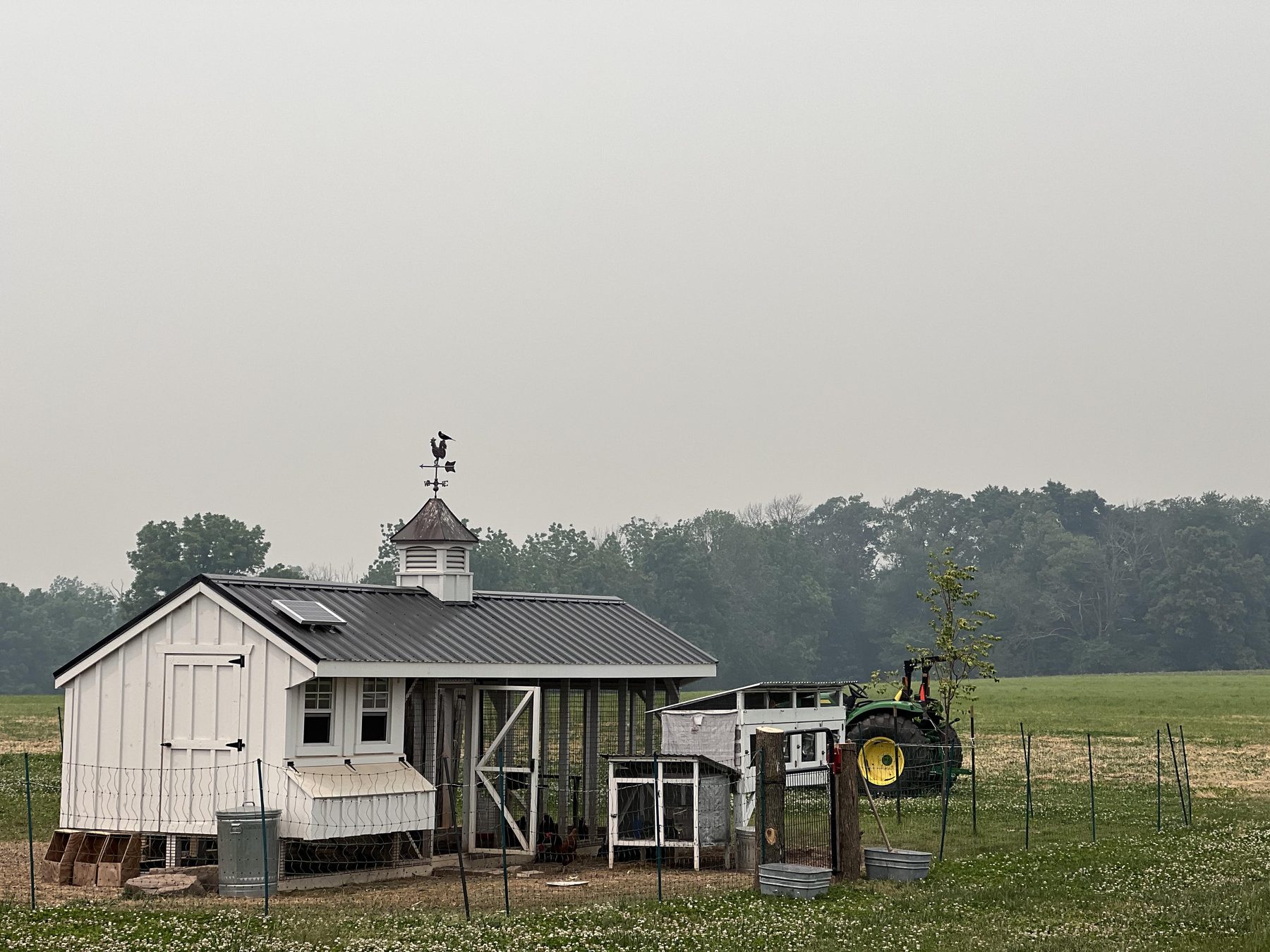 The chicken coop at Boozie Creek Farm